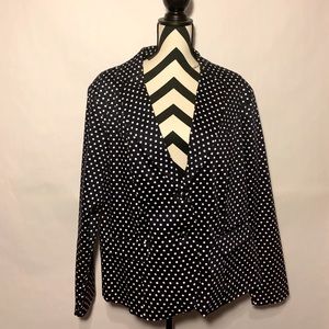 Polka dot Button BlazerJacket